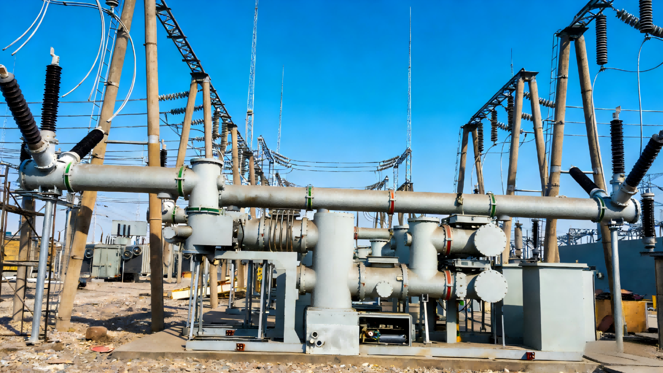 126kV GIS Bushing in Operation at Ningxia Dadi Tire Project — Image 3