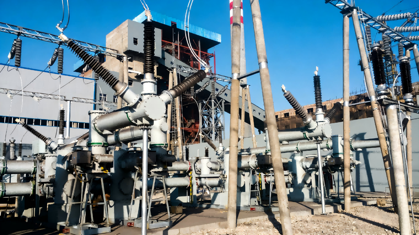 126kV GIS Bushing in Operation at Ningxia Dadi Tire Project — Image 4