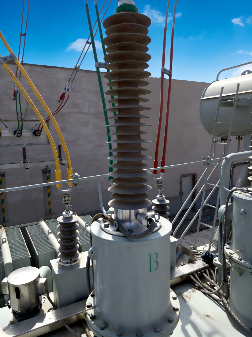 126kV Transformer Bushing in Operation at Xinjiang Project — Image 3